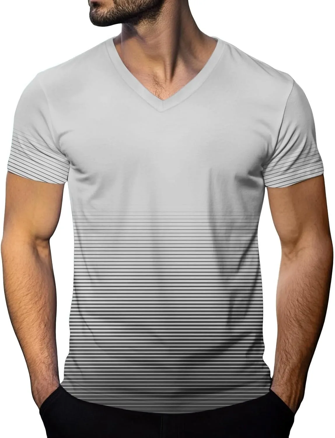 Mens Summer Shirts : Super Soft Premium Fabric Loose Fit Relaxed Fit Daily Tees