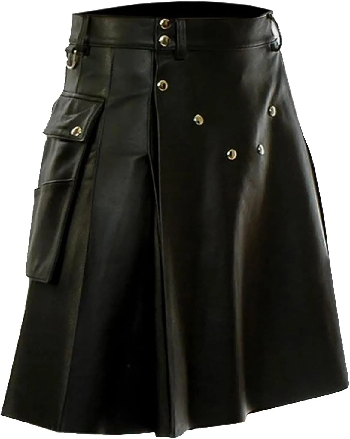 Mens Utility Kilt Scottish Tartan Apparel Highland Pleated Tartan Utility Kilts for Men Costume Kilts with Pockets