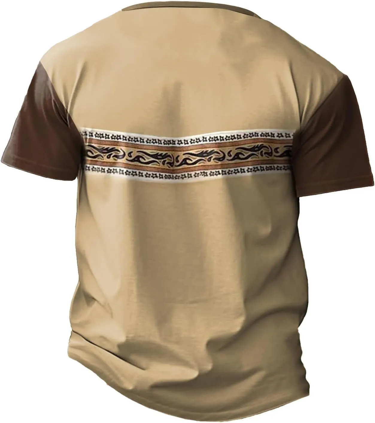 Mens Vintage Designer Raglan T-Shirt Short Sleeve Printed Summer Round Neck Top Casual Sweatshirt