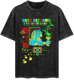 Mens Womens Vintage Oversized Short Sleeve T Shirt Casual Drop Shoulder Tees Tops