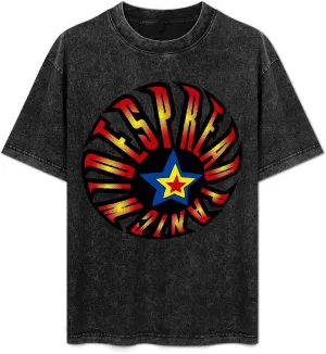 Mens Womens Vintage Oversized Short Sleeve T Shirt Cool Drop Shoulder Tees Top