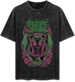Mens Womens Vintage Oversized Short Sleeve T Shirt Novelty Drop Shoulder Tees Tops