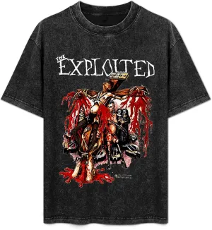 Men's Women's Vintage Oversized Short Sleeve T Shirts Fashion Drop Shoulder Tees Top