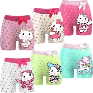 MODERN Little Girls Underwear Toddler Panties Cotton Boyshort Soft Boy Pants Kids Boxer Briefs kids underwear girls 6-Pack