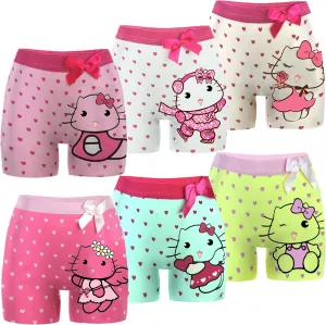 MODERN Little Girls Underwear Toddler Panties Cotton Boyshort Soft Boy Pants Kids Boxer Briefs kids underwear girls 6-Pack