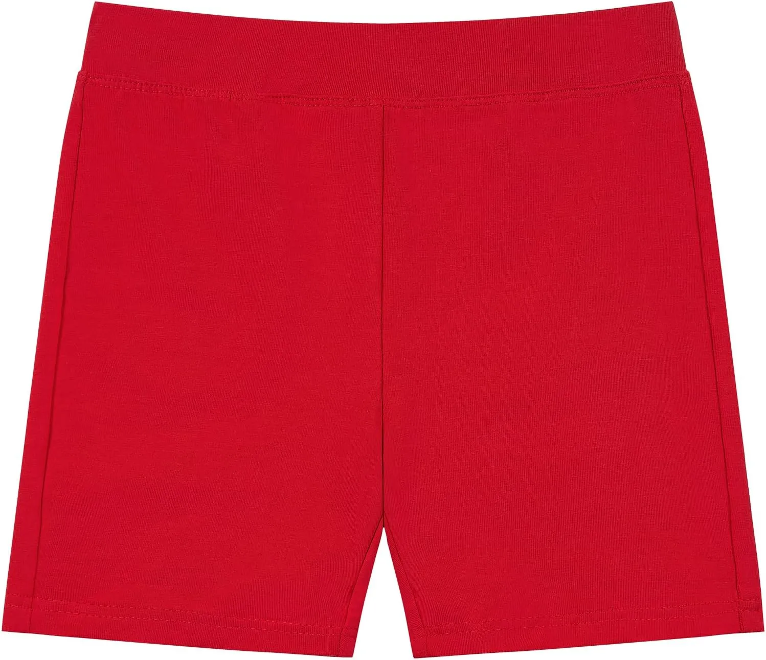 QBK 2T to 12 Years Girls Shorts Cotton Basic Solid Soft, High Rise Dance Gym Casual, Toddler Big Little Kid