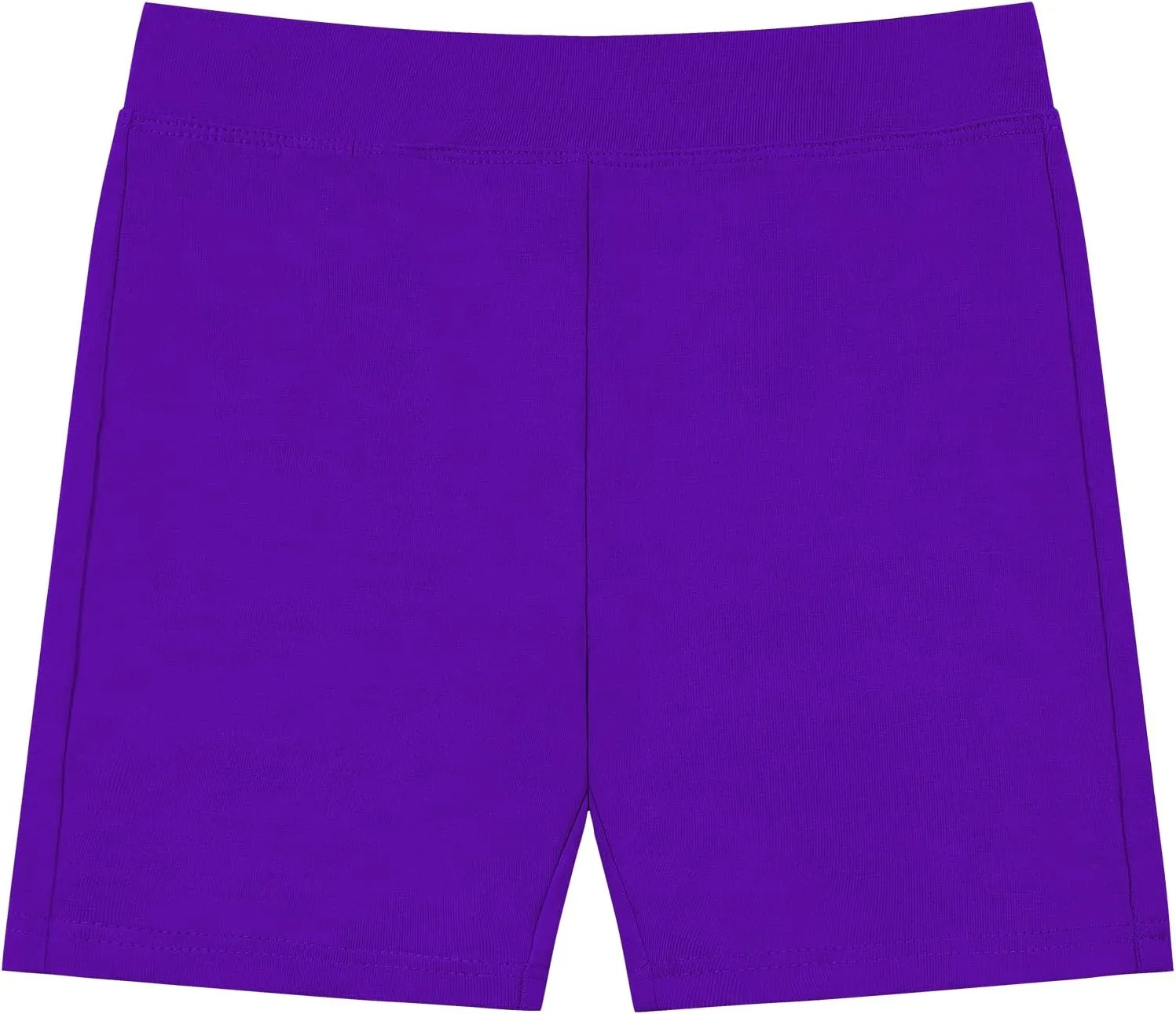 QBK 2T to 12 Years Girls Shorts Cotton Basic Solid Soft, High Rise Dance Gym Casual, Toddler Big Little Kid