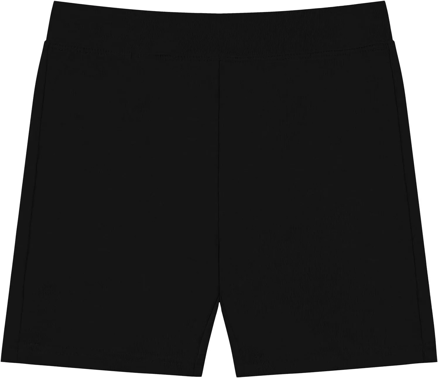 QBK 2T to 12 Years Girls Shorts Cotton Basic Solid Soft, High Rise Dance Gym Casual, Toddler Big Little Kid