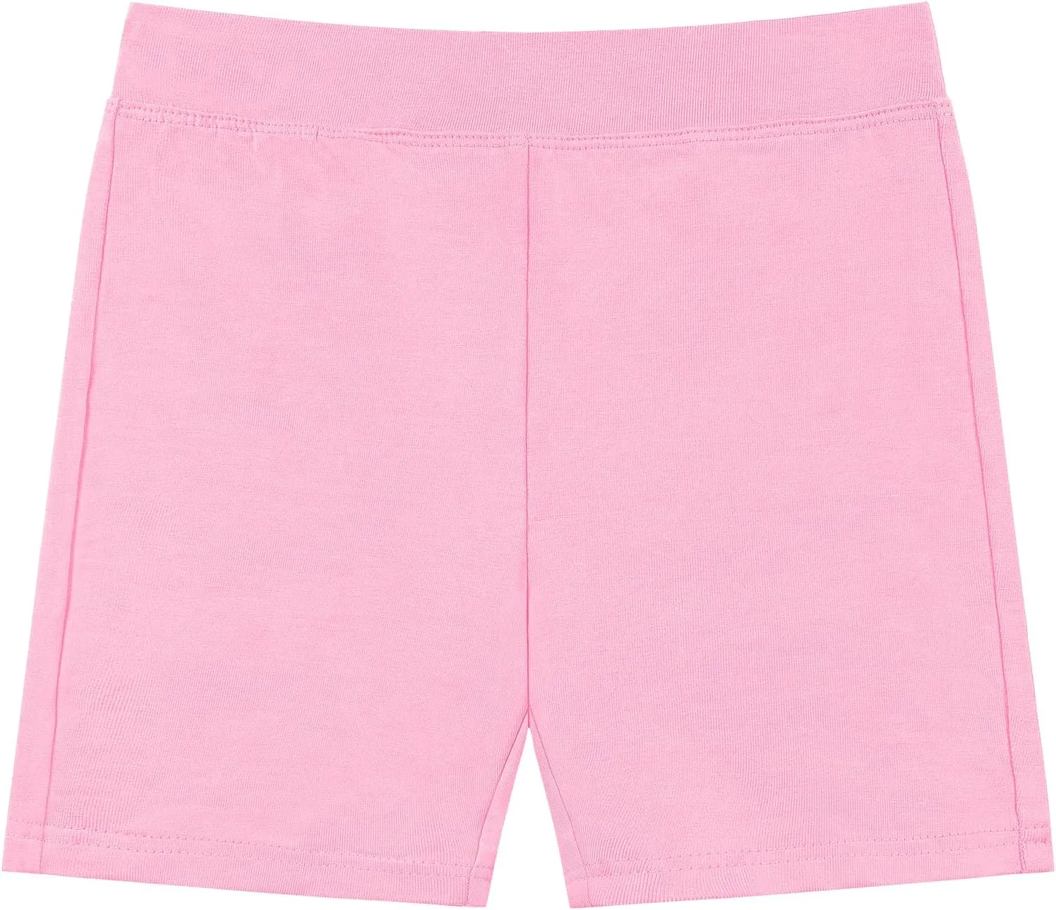 QBK 2T to 12 Years Girls Shorts Cotton Basic Solid Soft, High Rise Dance Gym Casual, Toddler Big Little Kid