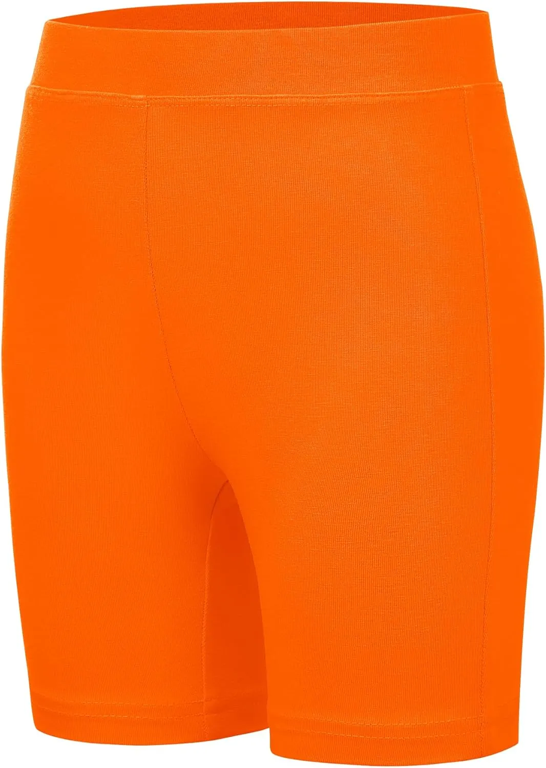 QBK 2T to 12 Years Girls Shorts Cotton Basic Solid Soft, High Rise Dance Gym Casual, Toddler Big Little Kid