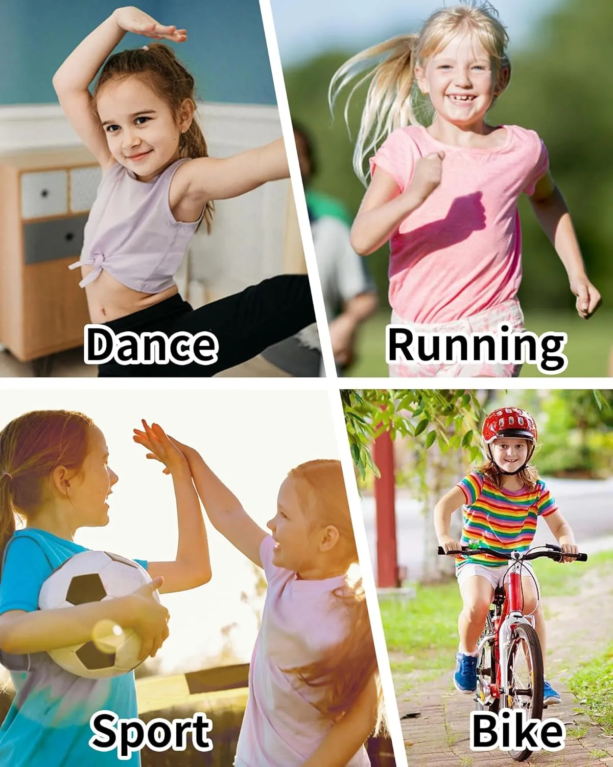 QBK 2T to 12 Years Girls Shorts Cotton Basic Solid Soft, High Rise Dance Gym Casual, Toddler Big Little Kid