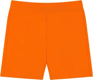 QBK 2T to 12 Years Girls Shorts Cotton Basic Solid Soft, High Rise Dance Gym Casual, Toddler Big Little Kid