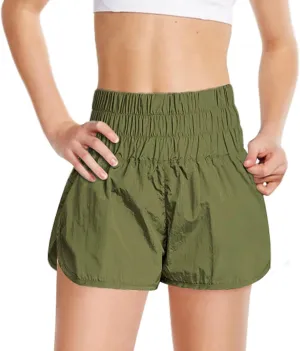 Quick Dry Athletic Shorts for Girls Boys Running Shorts Cotton Elastic High Waist Hiking Workout Pants Summer Clothes