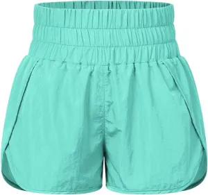 Quick Dry Athletic Shorts for Girls Boys Running Shorts Cotton Elastic High Waist Hiking Workout Pants Summer Clothes