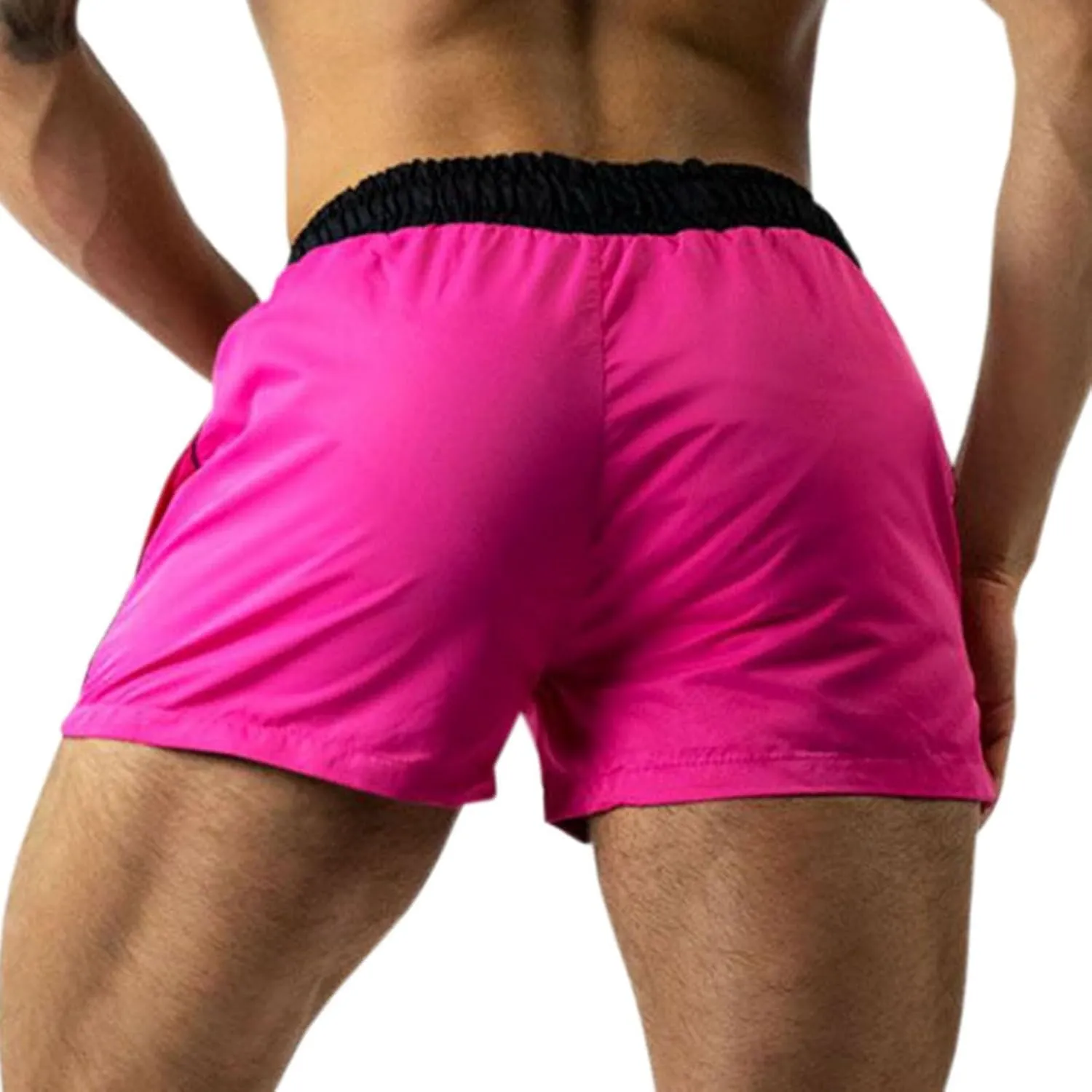 Shorts Men Bodybuilding Gym Shorts Mens Slim Fit Running Shorts Elastic Waist Drawstring Shorts Quick Dry Sportswear