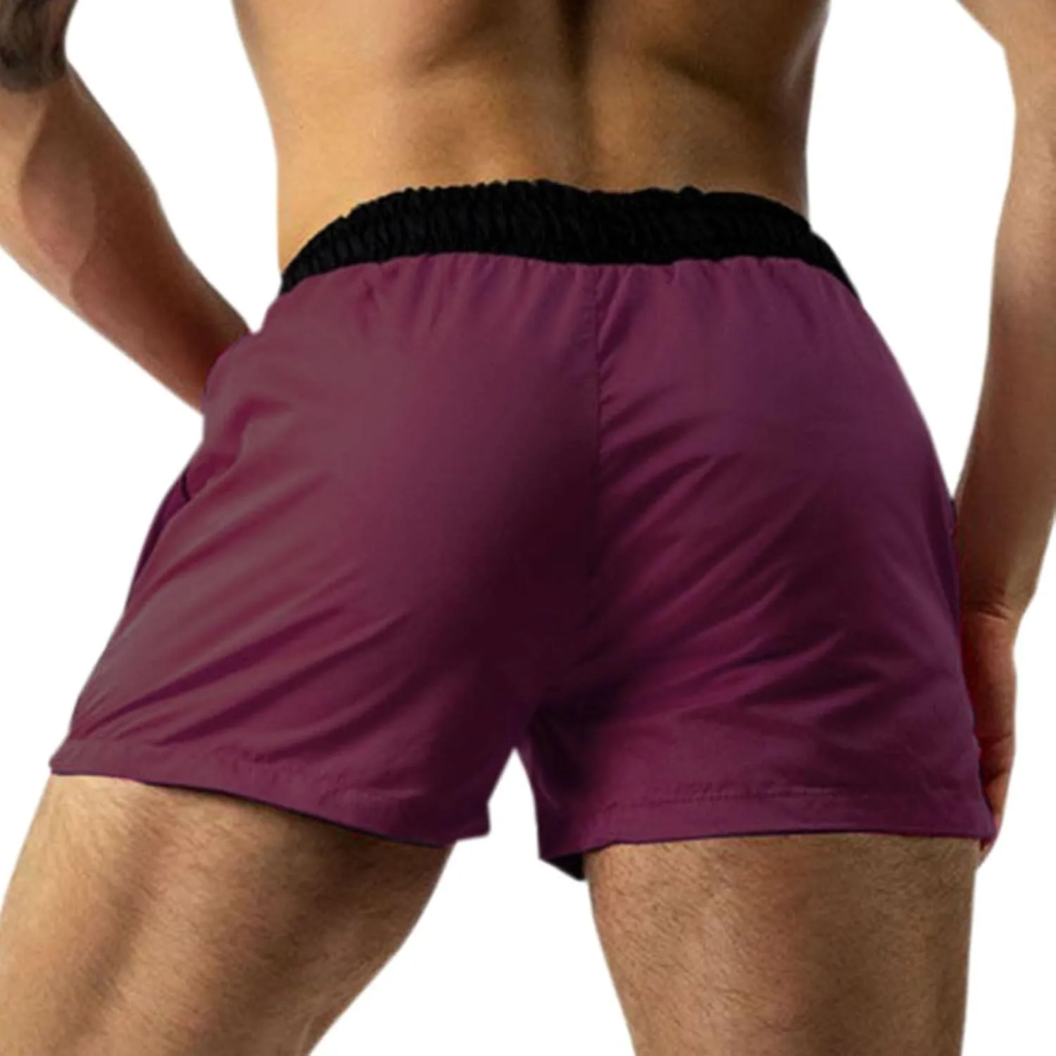 Shorts Men Bodybuilding Gym Shorts Mens Slim Fit Running Shorts Elastic Waist Drawstring Shorts Quick Dry Sportswear