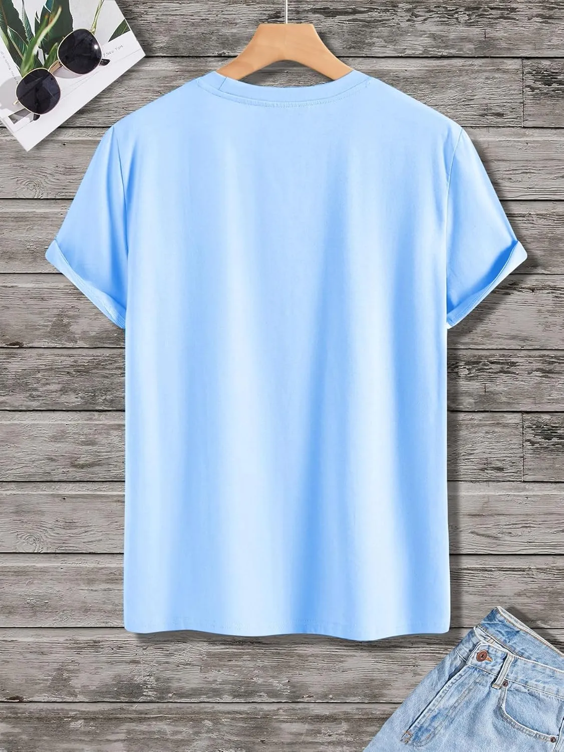 SOLY HUX Men's Graphic Tee Tops Vintage Letter Print Short Sleeve Crewneck Casual Summer T Shirts
