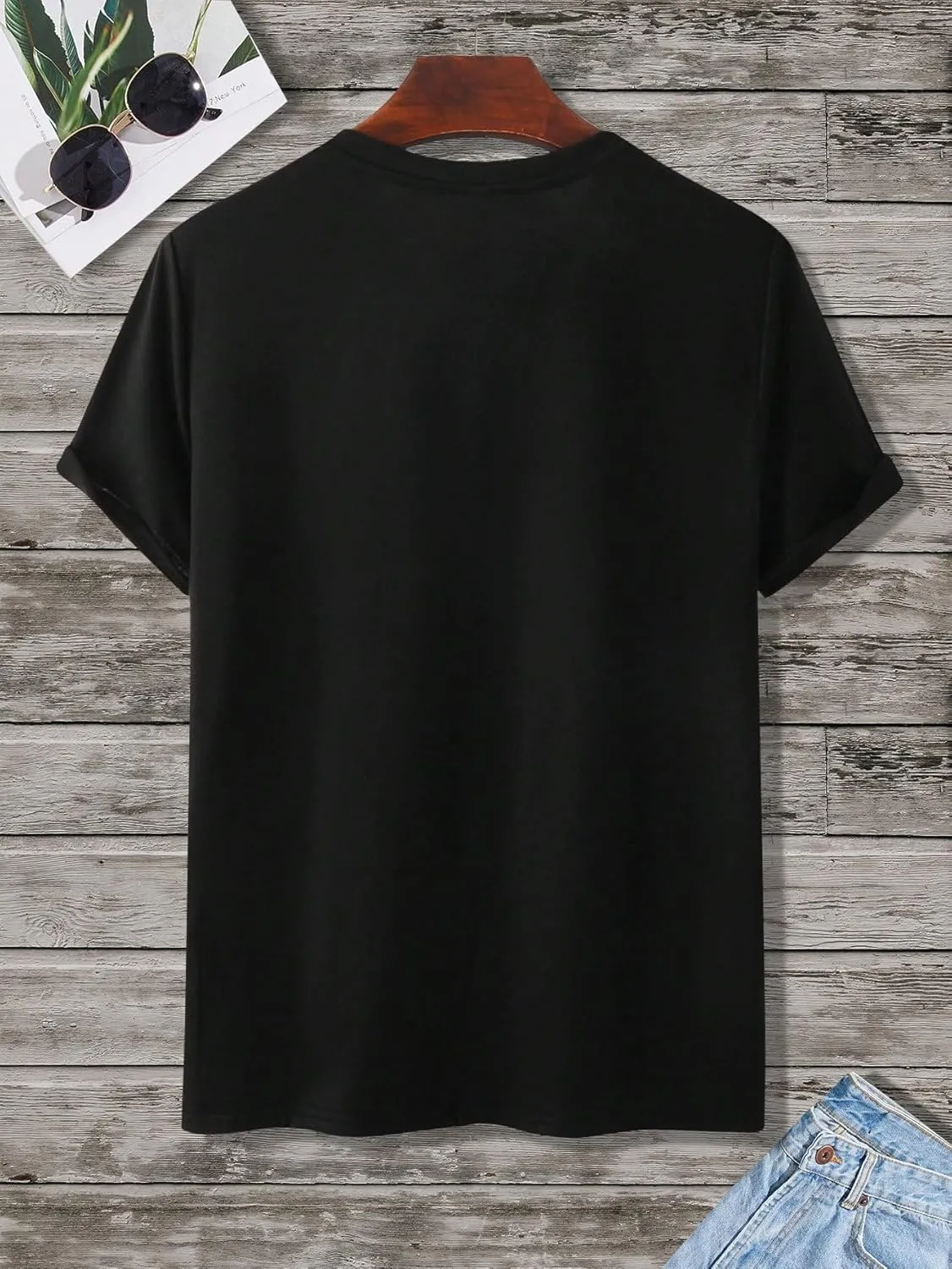 SOLY HUX Men's Graphic Tee Tops Vintage Letter Print Short Sleeve Crewneck Casual Summer T Shirts