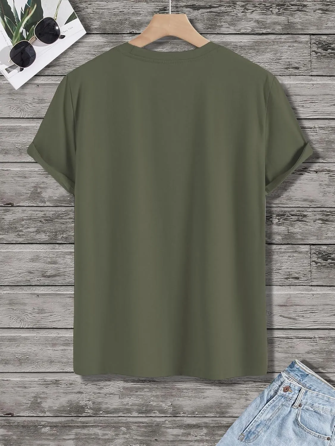 SOLY HUX Men's Graphic Tee Tops Vintage Letter Print Short Sleeve Crewneck Casual Summer T Shirts