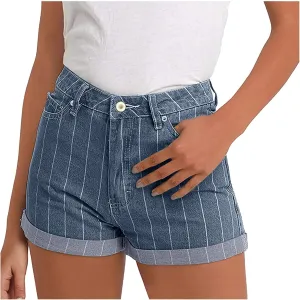 Summer Jean Shorts for Women High Waisted Cowboy Wear Pants Denim Shorts with Pockets