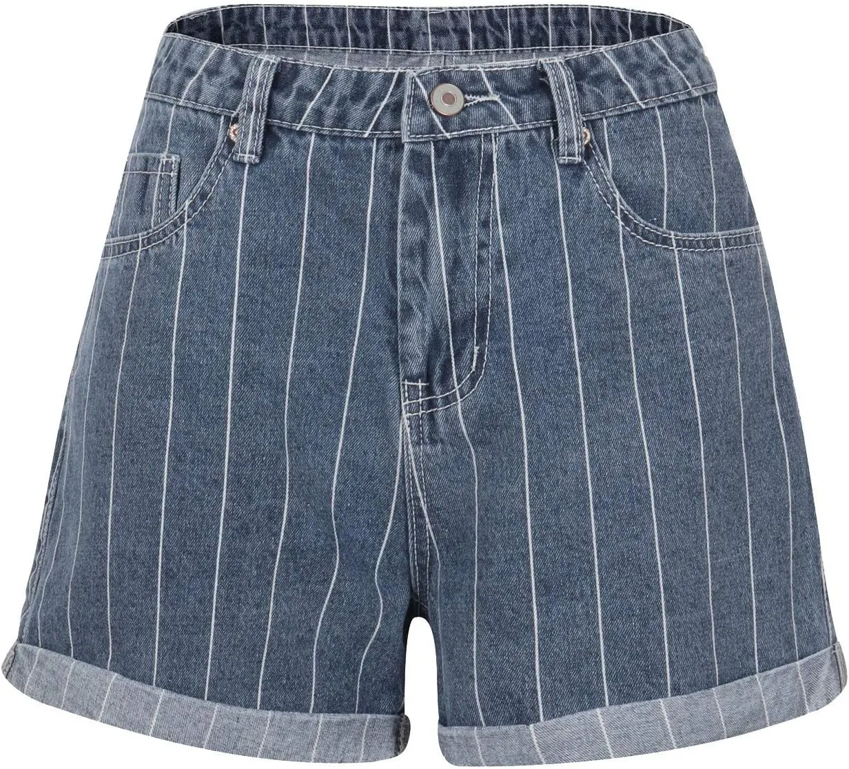 Summer Jean Shorts for Women High Waisted Cowboy Wear Pants Denim Shorts with Pockets