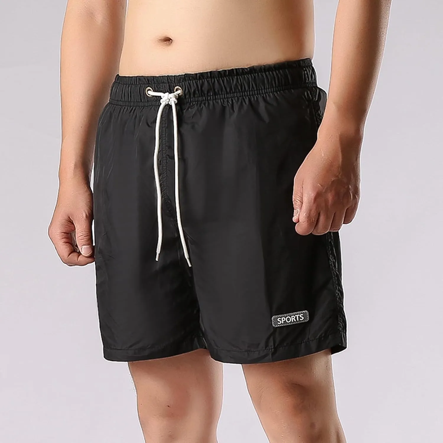 Summer Quick Dry Athletic Shorts for Men Casual Elastic Waisted Drawstring Shorts Loose Fit Running Workout Shorts