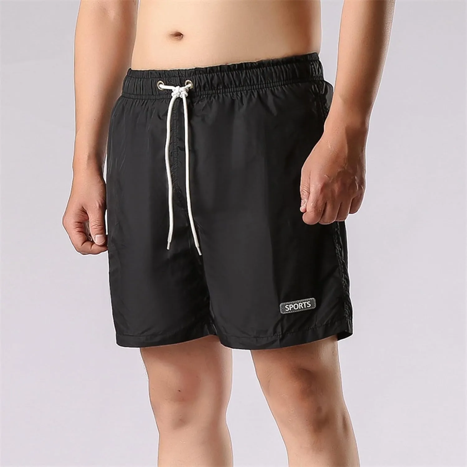 Summer Quick Dry Athletic Shorts for Men Casual Elastic Waisted Drawstring Shorts Loose Fit Running Workout Shorts