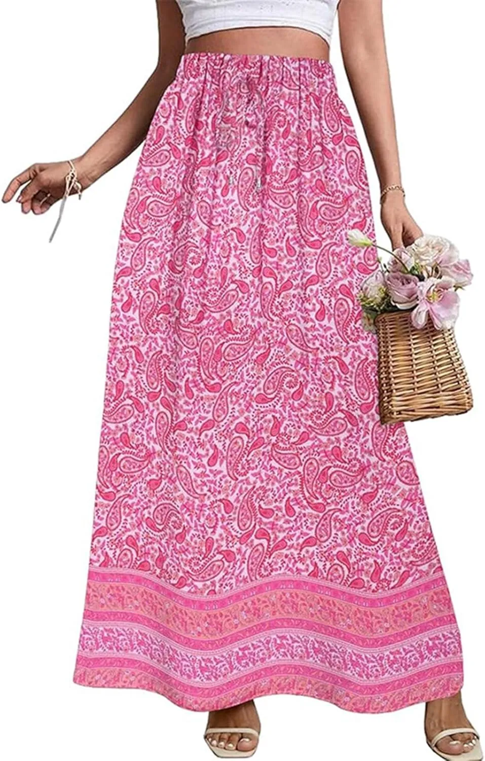 Summer Skirts for Women, Elegantes Casual Trendy Vacation Beach Womens Skirts