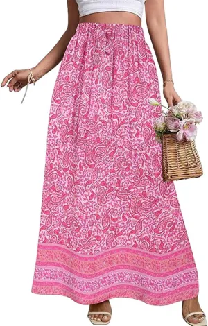 Summer Skirts for Women, Elegantes Casual Trendy Vacation Beach Womens Skirts