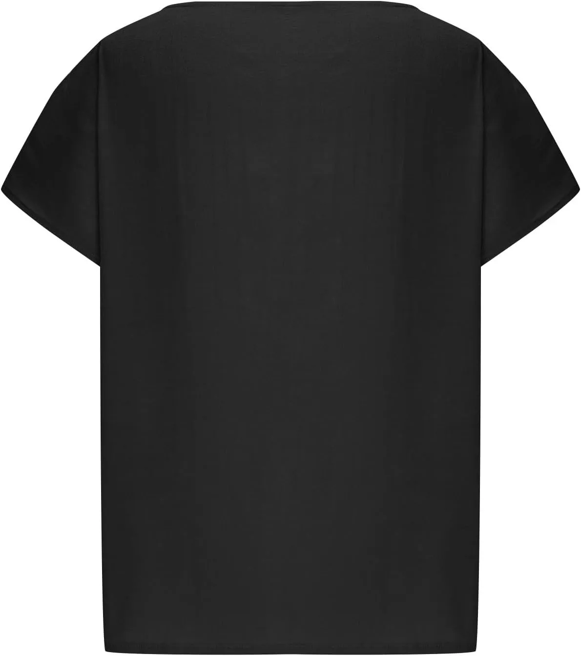 Summer Tops for Women Short Sleeve Crewneck T Shirts Casual Loose Plain Blouse Tees