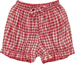 Toddler Baby Girl Shorts Summer Gingham/Striped Shorts Casual Elastic Waist Ruffled Shorts Bottoms