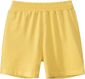 Toddler Boys Cotton Shorts Solid Color Sports Pants Kids Summer Casual Outwear Fashion Sweatpants Athletic Boy Shorts