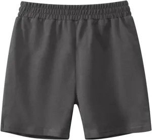 Toddler Boys Cotton Shorts Solid Color Sports Pants Kids Summer Casual Outwear Fashion Sweatpants Athletic Boy Shorts