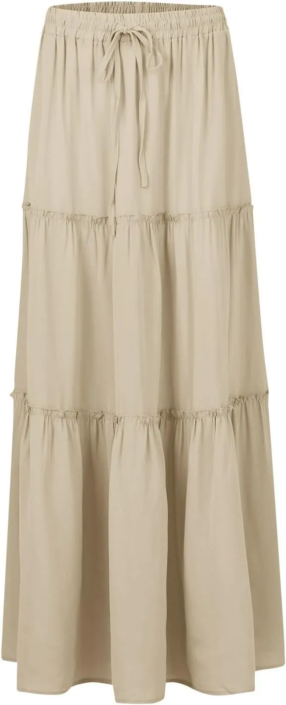 Trendy Women's Skirts, Beach Vacation Elegantes Casual Summer Womens Skirts