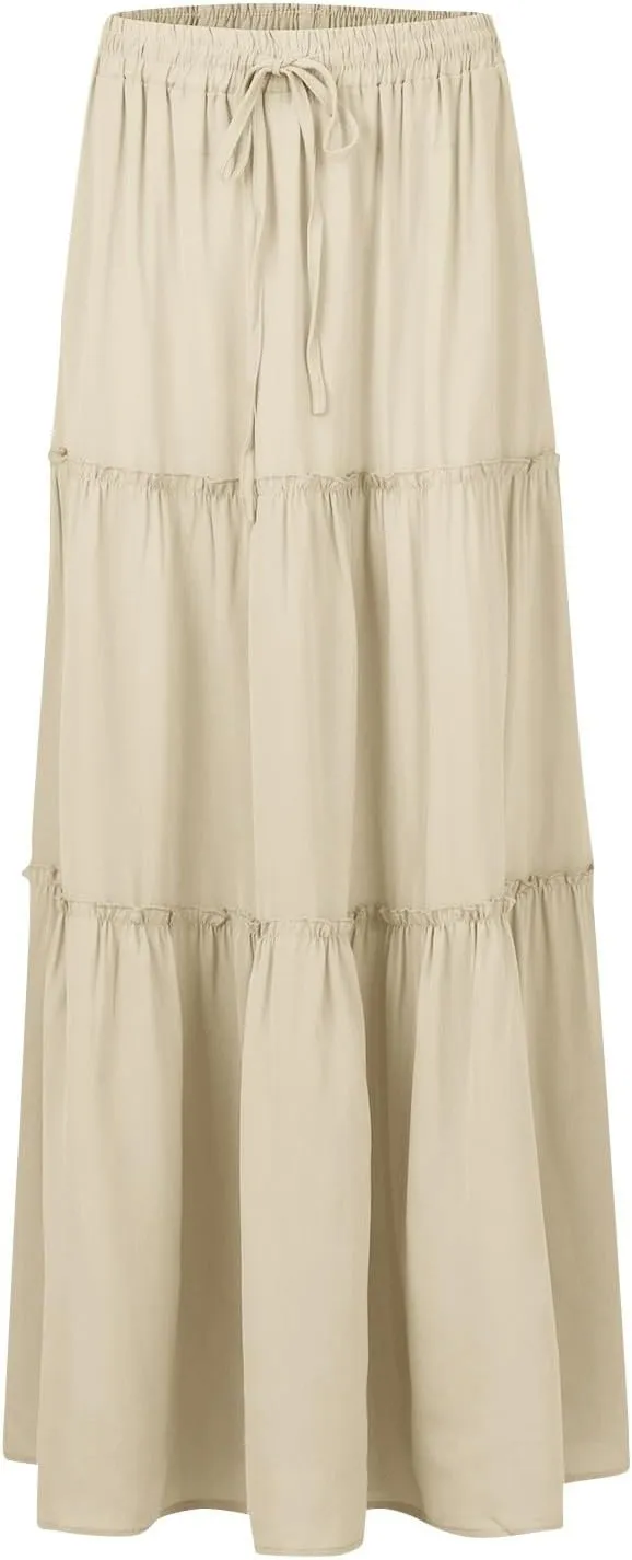 Trendy Women's Skirts, Beach Vacation Elegantes Casual Summer Womens Skirts