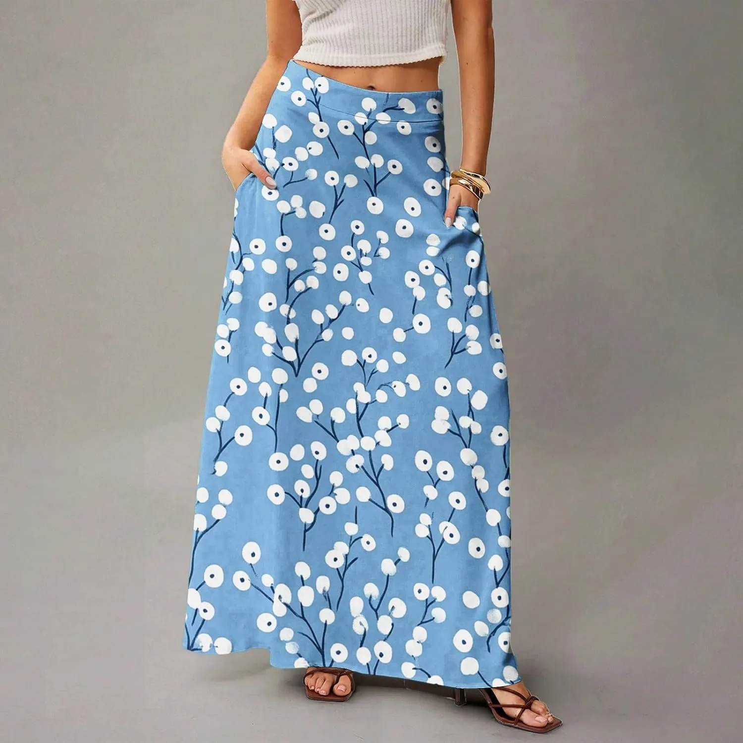 Vacation Skirts for Women, Elegantes Boho Casual Trendy Summer Womens Skirts