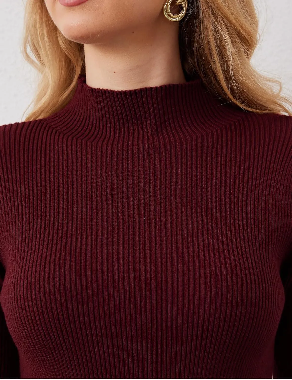 Women Turtle Neck Maxi Dress Long Sleeve Knit Sweater Dresses Turtleneck Winter Dress Flowy Slim Fit Fall Jumper Dress