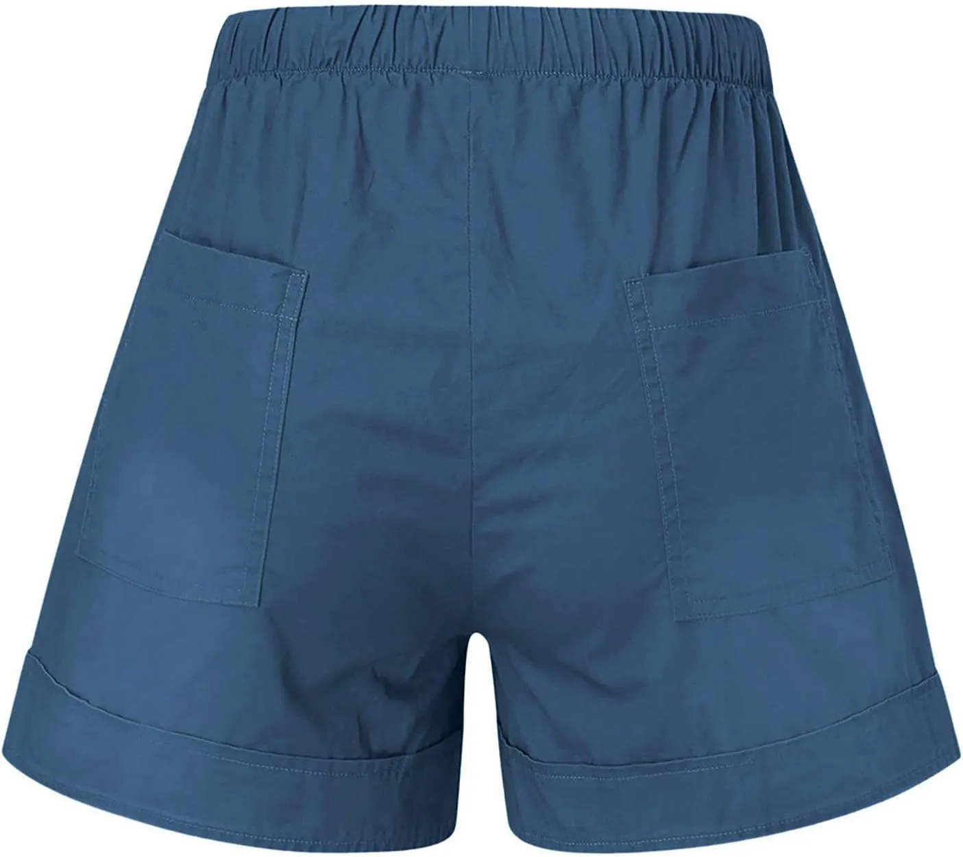 Women's Drawstring Shorts Summer Casual Comfy Shorts Elastic Waist Baggy Shorts with Pocket Trendy Cute Short Pants