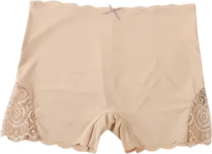 Womens Ice Silk Underwear Boyshort Tummy Control Panties Hipsters Smooth Full Coverage Soft Briefs Sexy Thongs Lace