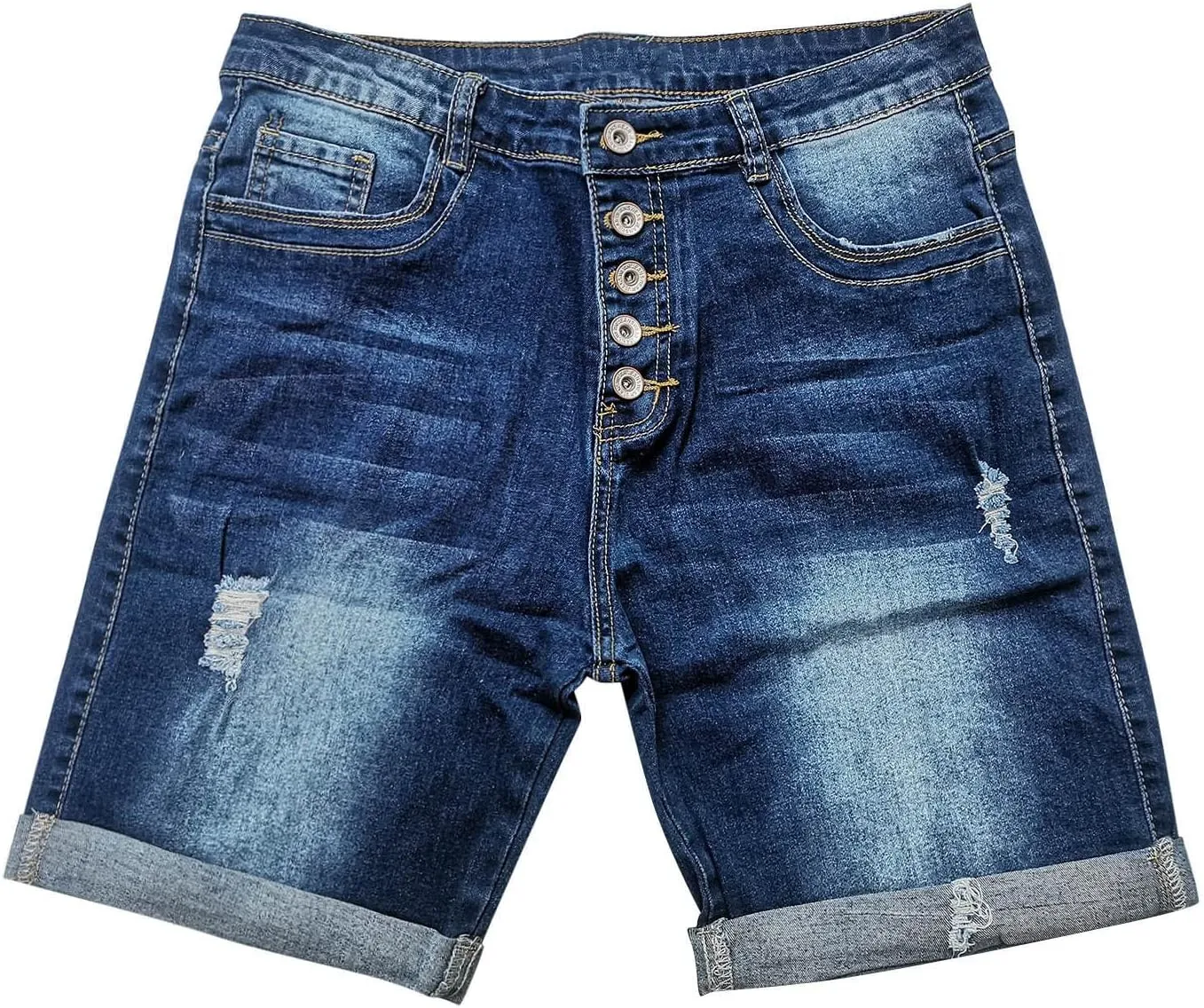 Women's Jean Shorts High Waisted Denim Shorts 2024 Casual Summer Jeans Distressed Baggy Jean Shorts Ripped Jeanshorts