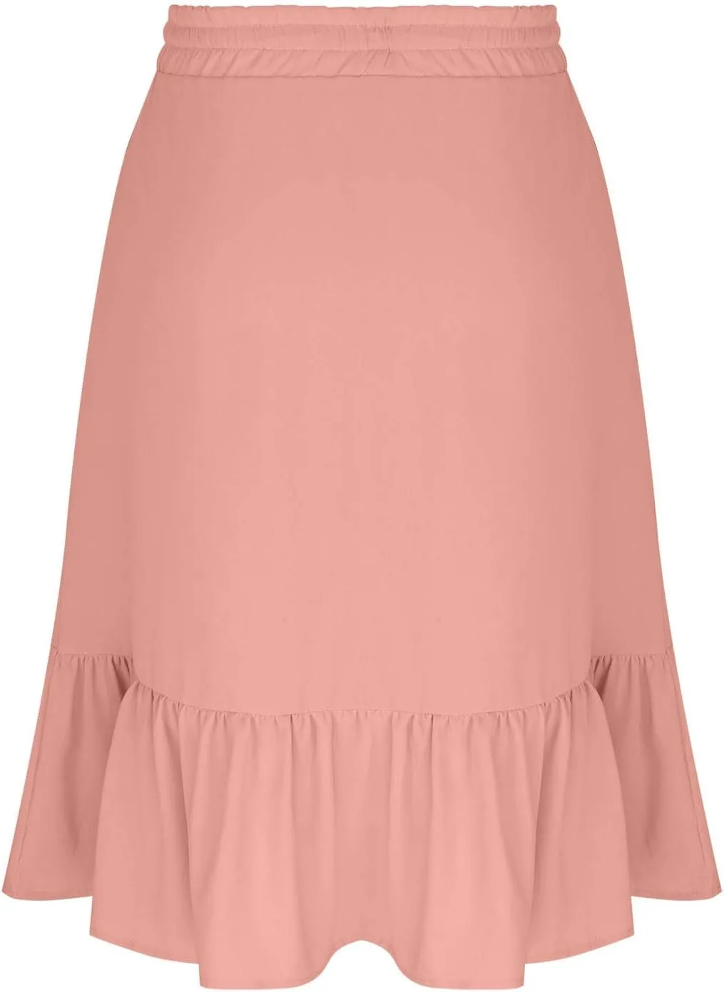 Women's Maxi Skirts Beach Elastic Waist Drawstring Tiered Flowy Chiffon Skirts Bohemian Vacation Layered Tulle Skirt