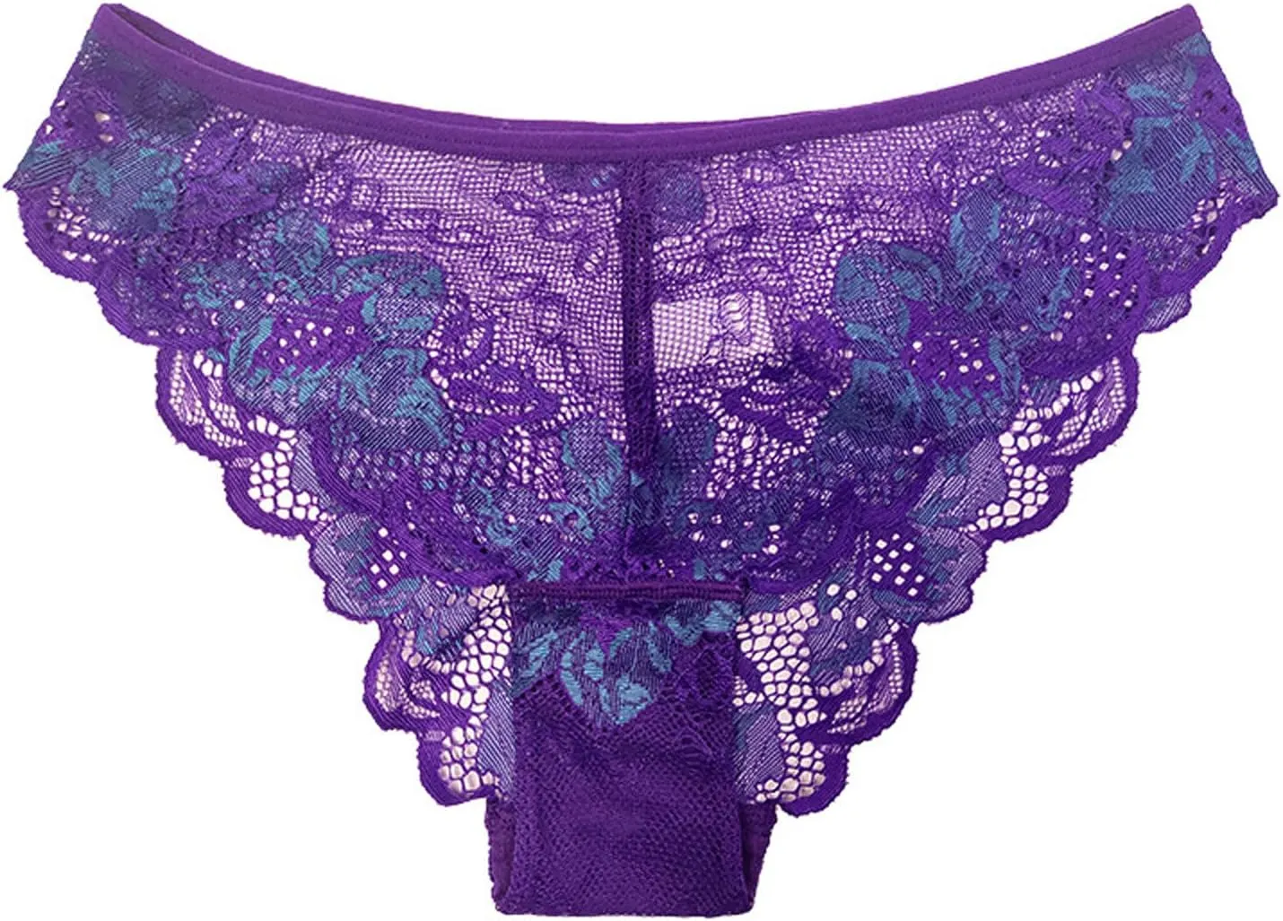 Women's Mid-Rise Full Coverage Thong Seamless Panties Breathable Stretchy Boyshorts Underwears