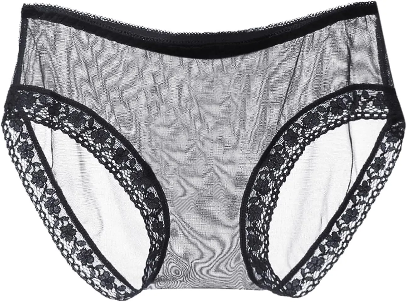 Womens Seamless Underwear Ice Silk Sexy Panties Tangas Thongs Low Rise Comfor Briefs Breathable Underpants Lace Clear