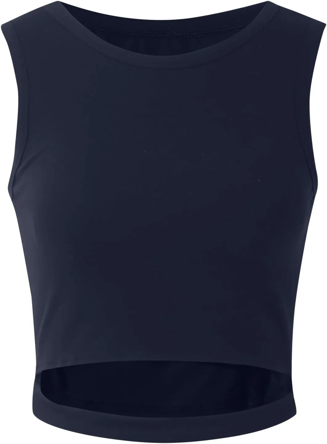 Womens Sleeveless High Neck Tank Tops Trendy Going Out Crop Tops Shirts Casual Basic Slim Fit T Shirts Workout Yoga Tops