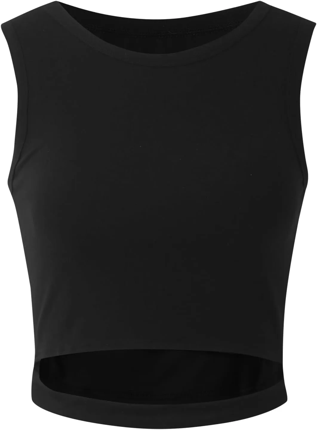 Womens Sleeveless High Neck Tank Tops Trendy Going Out Crop Tops Shirts Casual Basic Slim Fit T Shirts Workout Yoga Tops