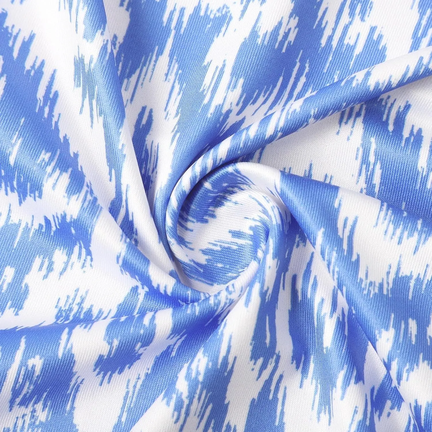 Womens Sundress Summer Casual Floral Short Sleeve Wrap V Neck A-Line Midi Dress Vacation Beach Dresses