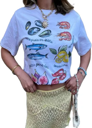 Womens Y2k Oversized Cute Graphic Print T-Shirts Aesthetic Vintage Short Sleeve Teen Gir Summer Streetwear Clothes