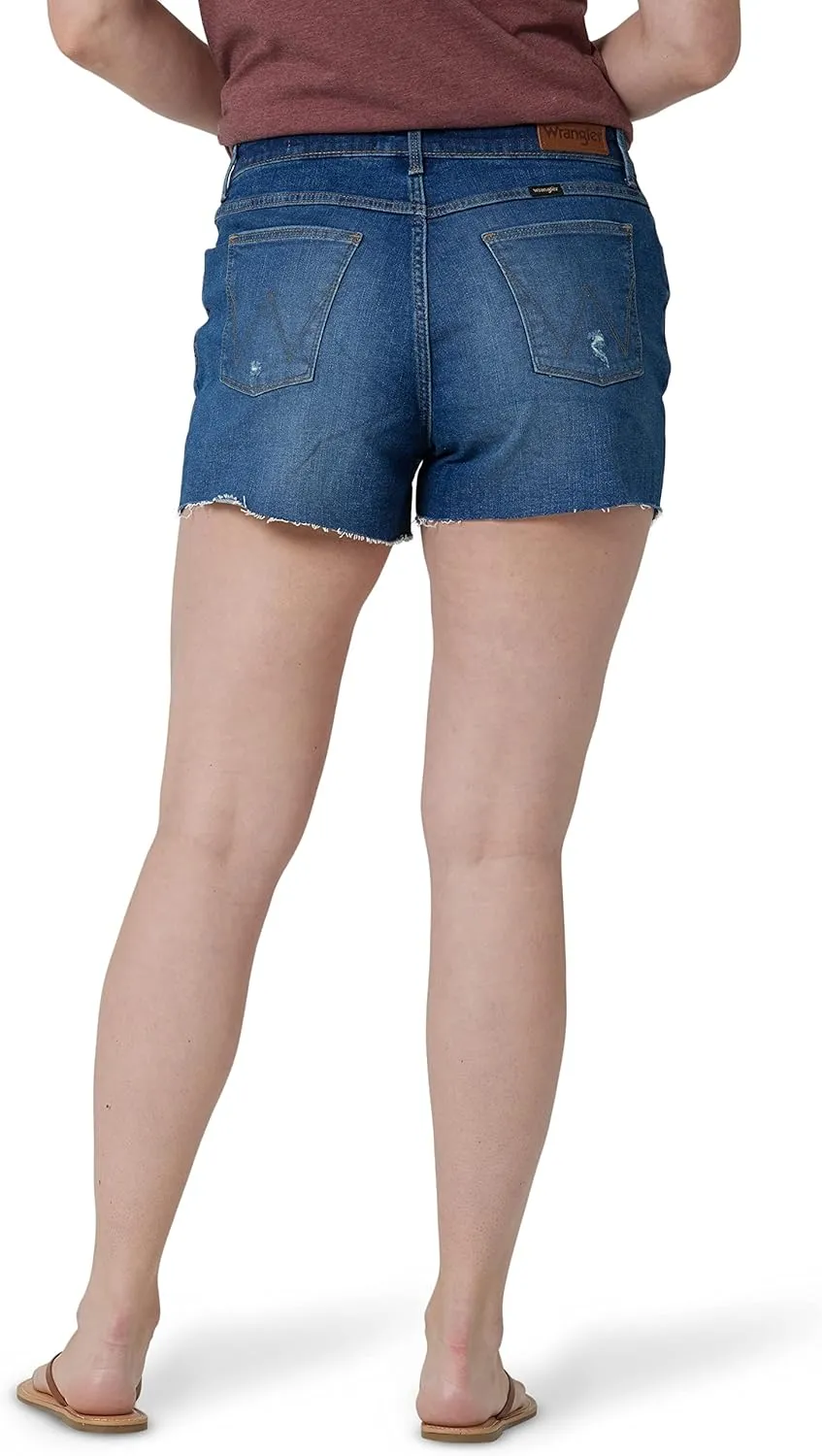 Wrangler Women's Mid-Rise Vintage Denim Short