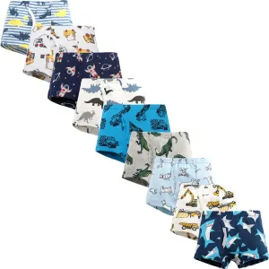 Zumou Boys' Boxer Briefs Shorts Toddler Kids Cotton Underwear