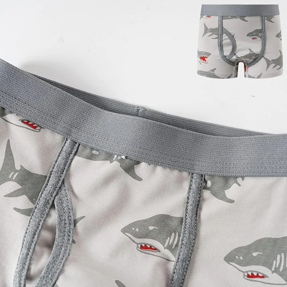 Zumou Boys' Boxer Briefs Shorts Toddler Kids Cotton Underwear